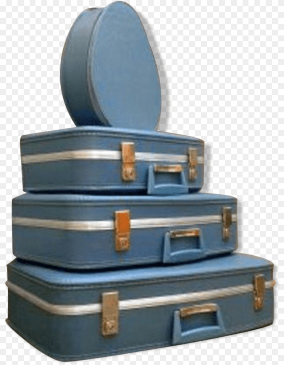 Rare Set Of 3 Nesting Suitcases Amp Vanity Quotair Hostessquot Briefcase, Baggage, Suitcase, Accessories, Bag Free Transparent Png