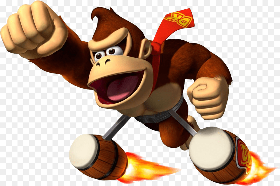 Rare Studied Gorillas For Inspiration Donkey Kong Jet Race, Baby, Person, Cartoon Free Png Download