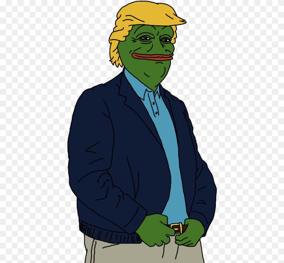 Rare Trump Cia Pepe Pepe The Frog Kkk, Blazer, Jacket, Clothing, Coat Png