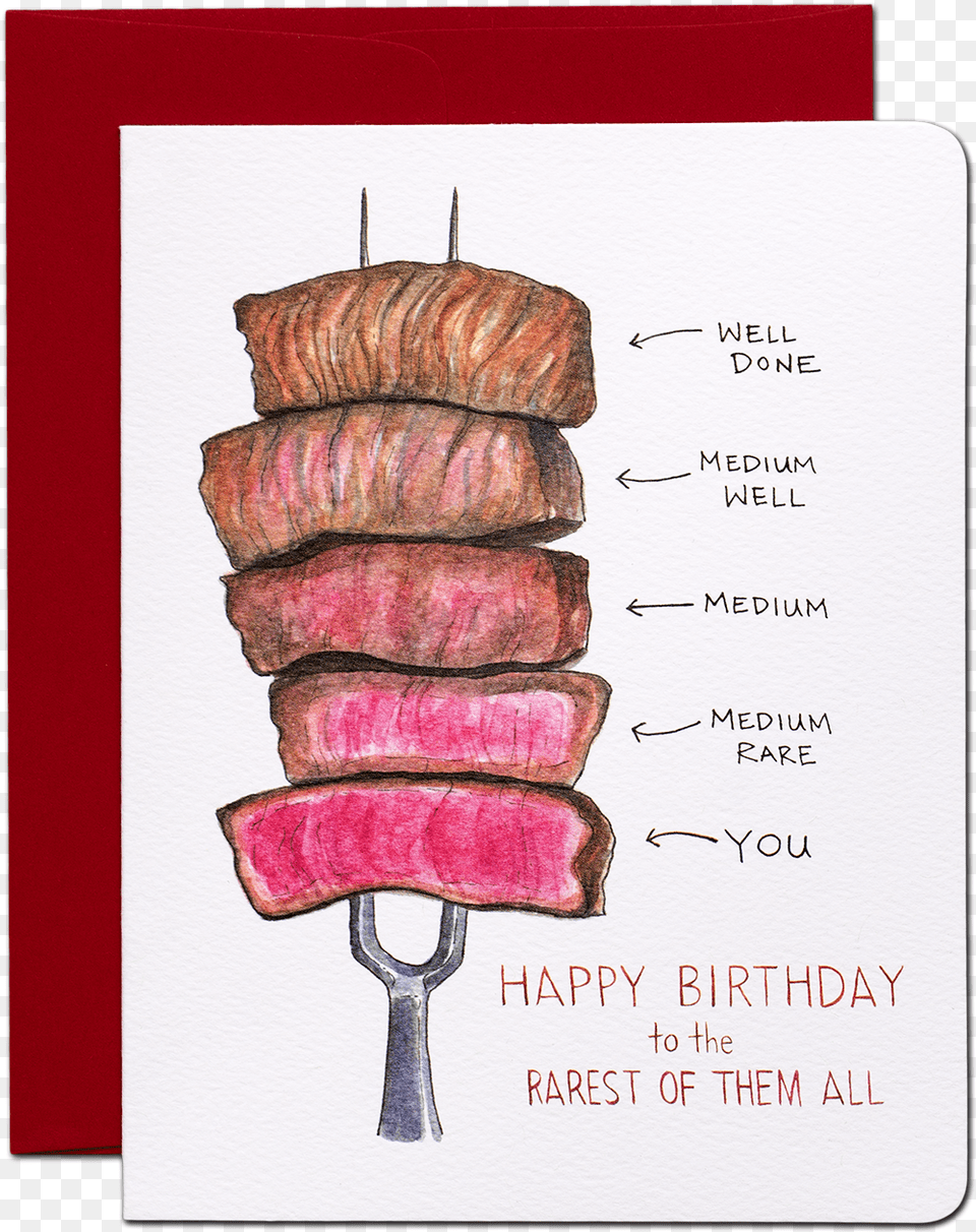 Rarest Of Them All Birthday Card Fathers Day Card Ideas, Food, Meat, Steak Free Png