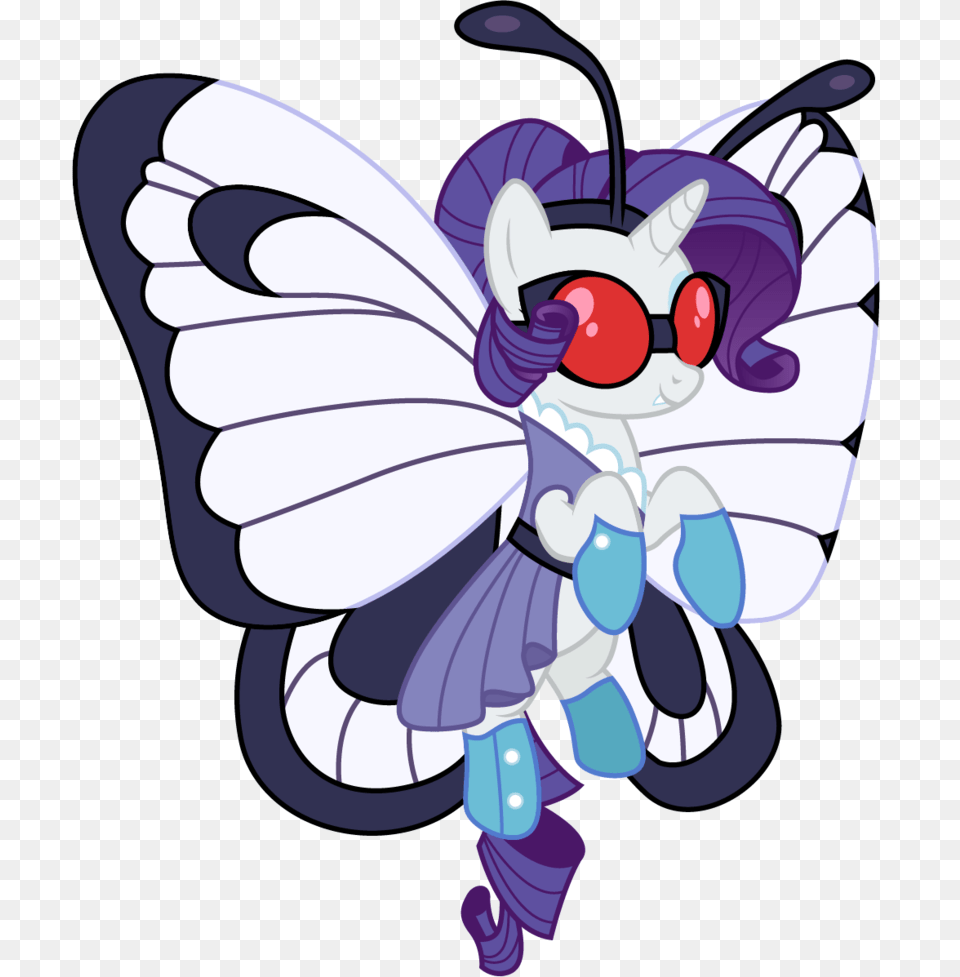 Rarity As Butterfree, Cartoon, Dynamite, Weapon Png Image