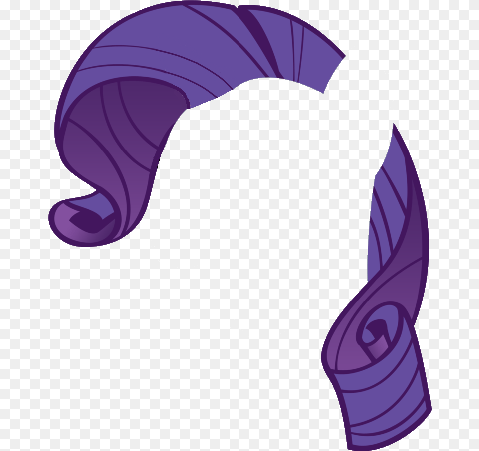 Rarity Hair Vector By Thegirlnamedsig My Little Pony Rarity Hair, Purple, Person, Clothing, Hat Png