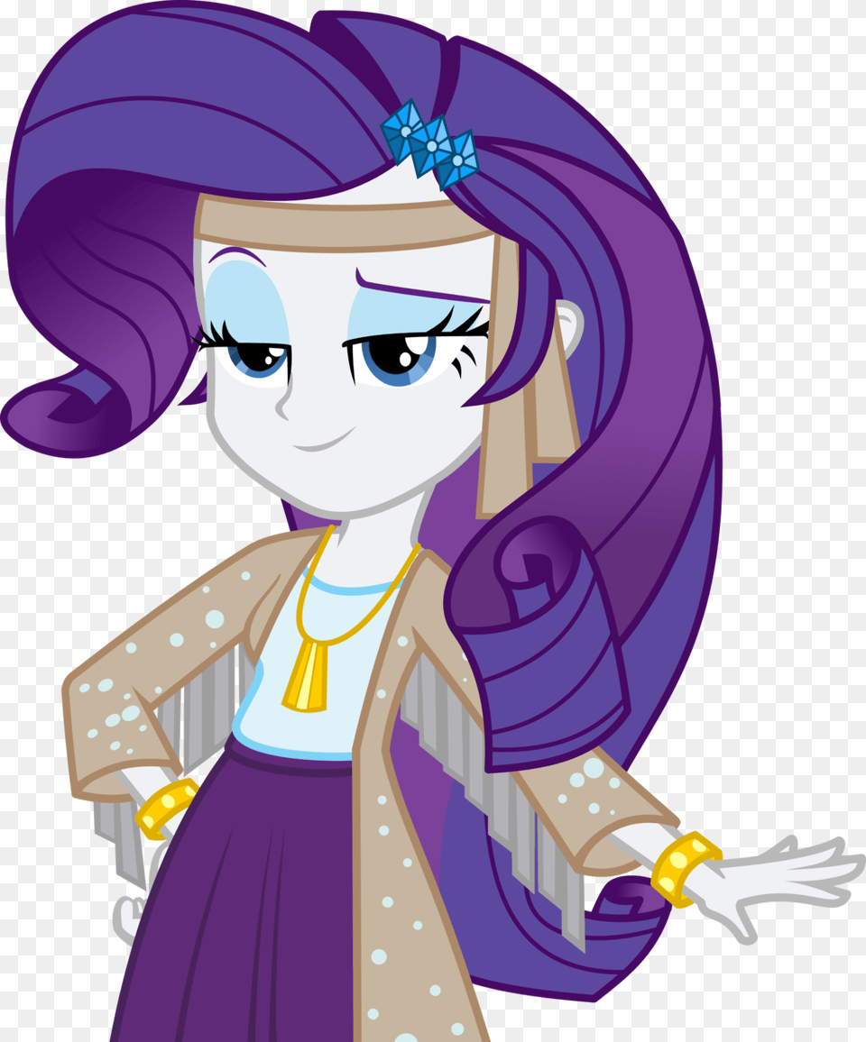 Rarity Mlp Mlpeg Human Pony Hairstyles Equestria Girls, Book, Comics, Publication, Purple Free Png Download