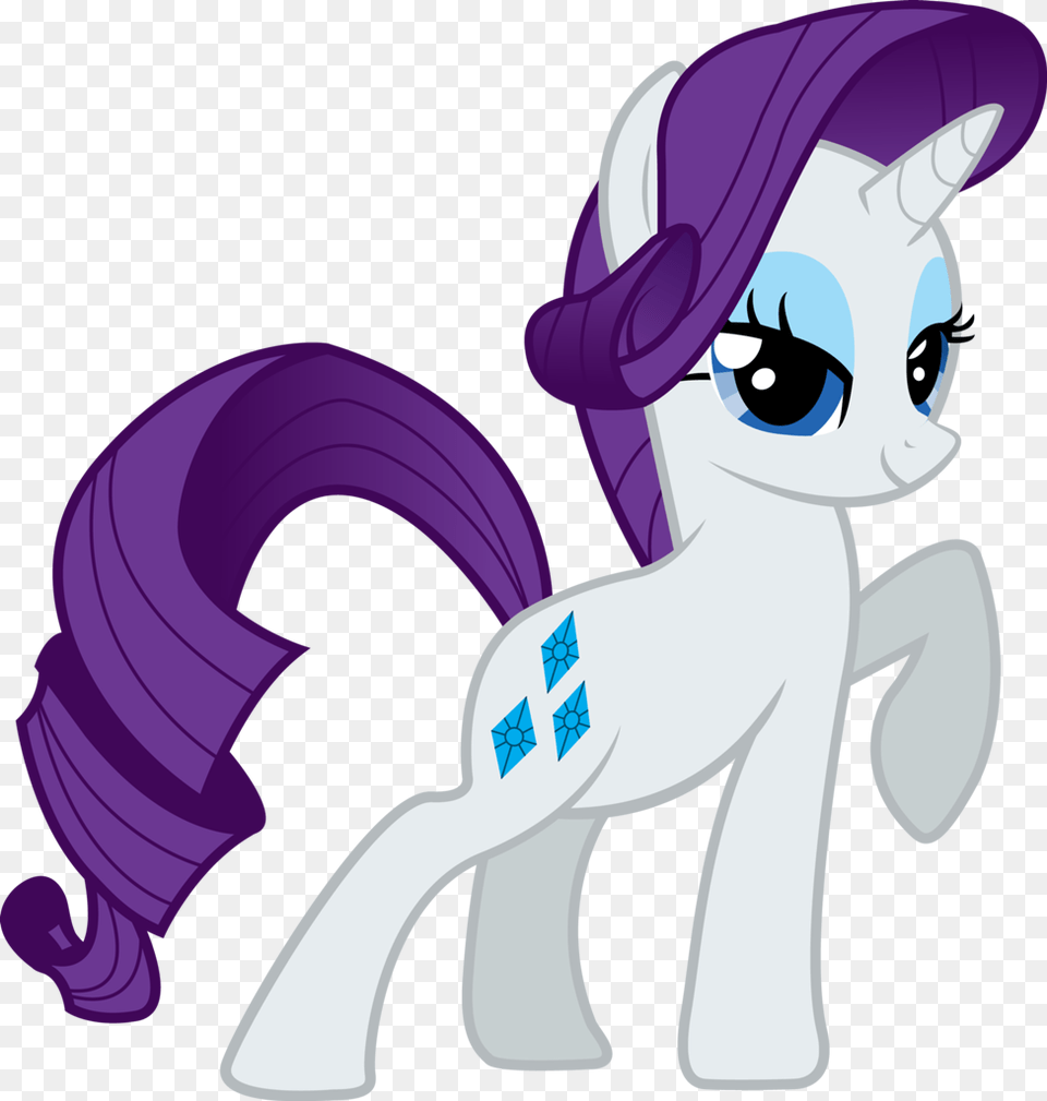 Rarity Transparent Rarity Pony, Purple, Cartoon, Baby, Person Free Png Download