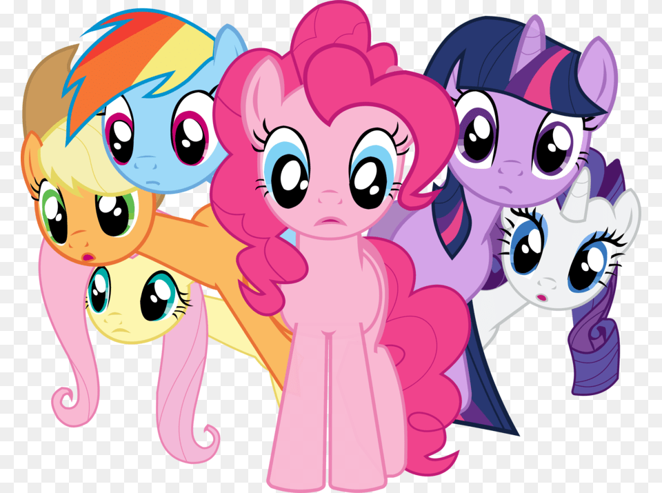 Rarity Twilight Sparkle Rainbow Dash Pinkie Pie Fluttershy Rainbow Dash Pinkie Pie Little Pony, Art, Graphics, Baby, Person Png Image