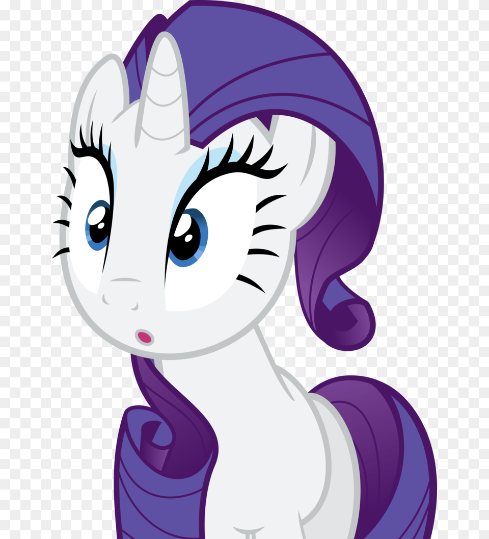 Rarity Vector By Flawlesstea My Little Pony Rarity Surprised, Purple, Publication, Comics, Book Png
