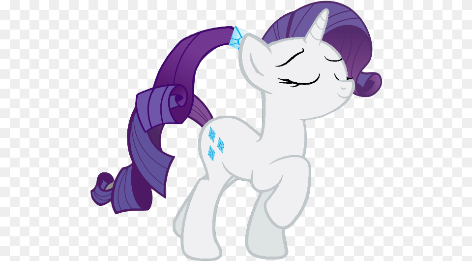 Rarity With A Ponytail, Purple, Baby, Person, Face Free Png