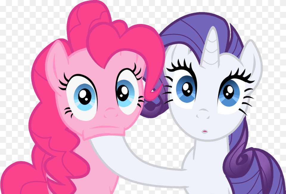 Rarity Y Pinkie Pie, Book, Comics, Publication, Baby Free Png Download