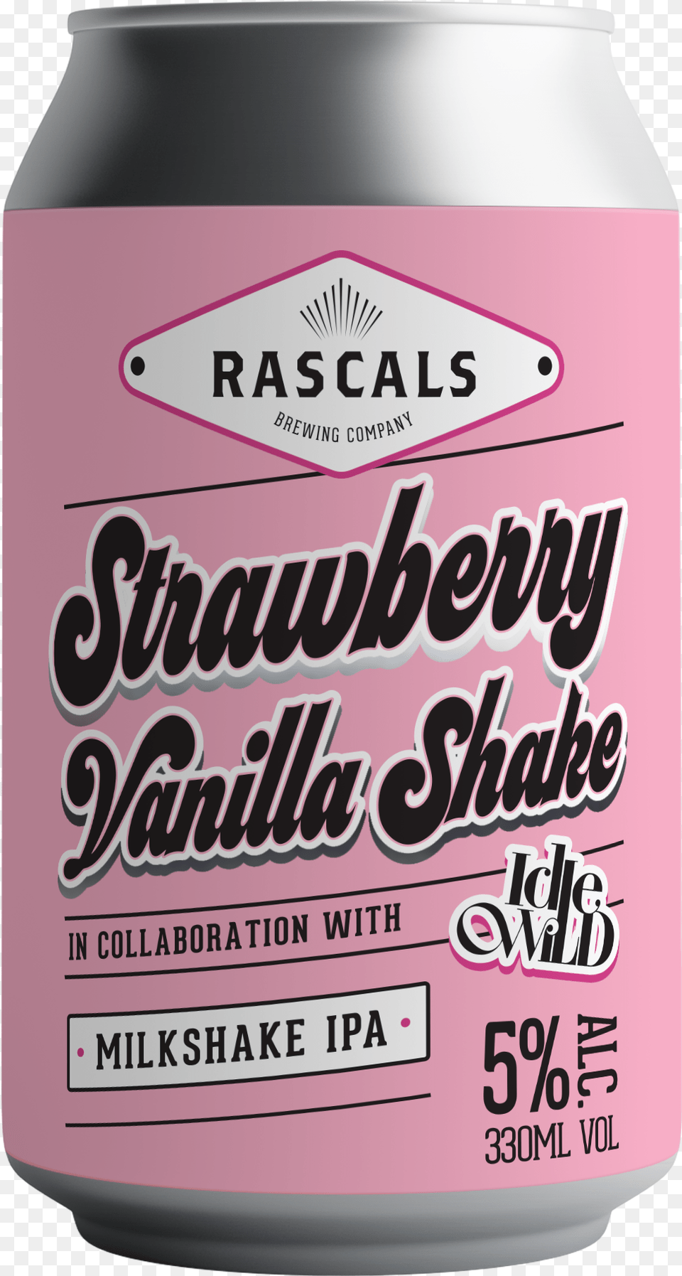 Rascals Brewery Milkshake Can Photo Credit Bottle, Tin Free Png Download