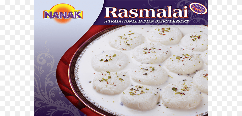 Rasmalai Nanak Foods, Food, Meal, Dish, Food Presentation Free Png Download