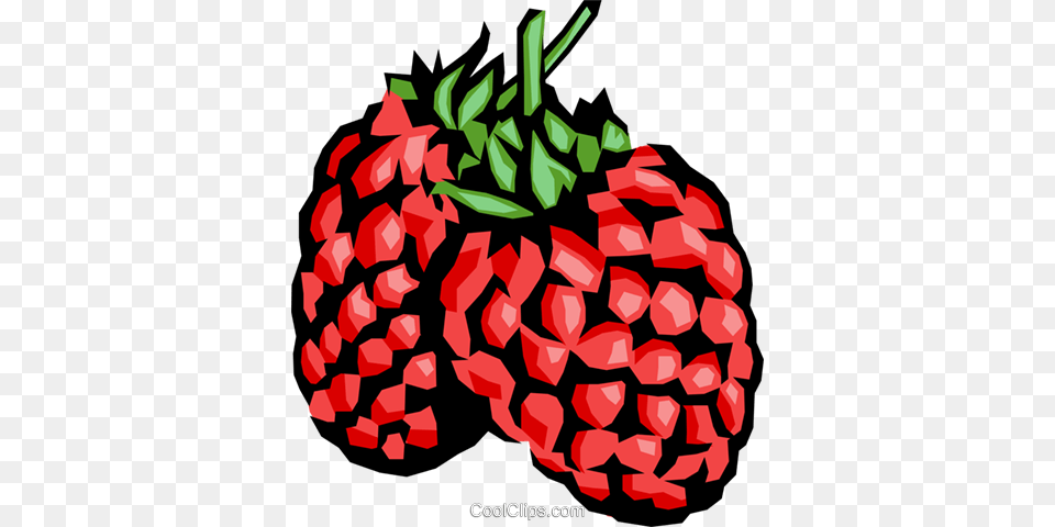 Raspberries Royalty Vector Clip Art Illustration, Berry, Food, Fruit, Plant Png