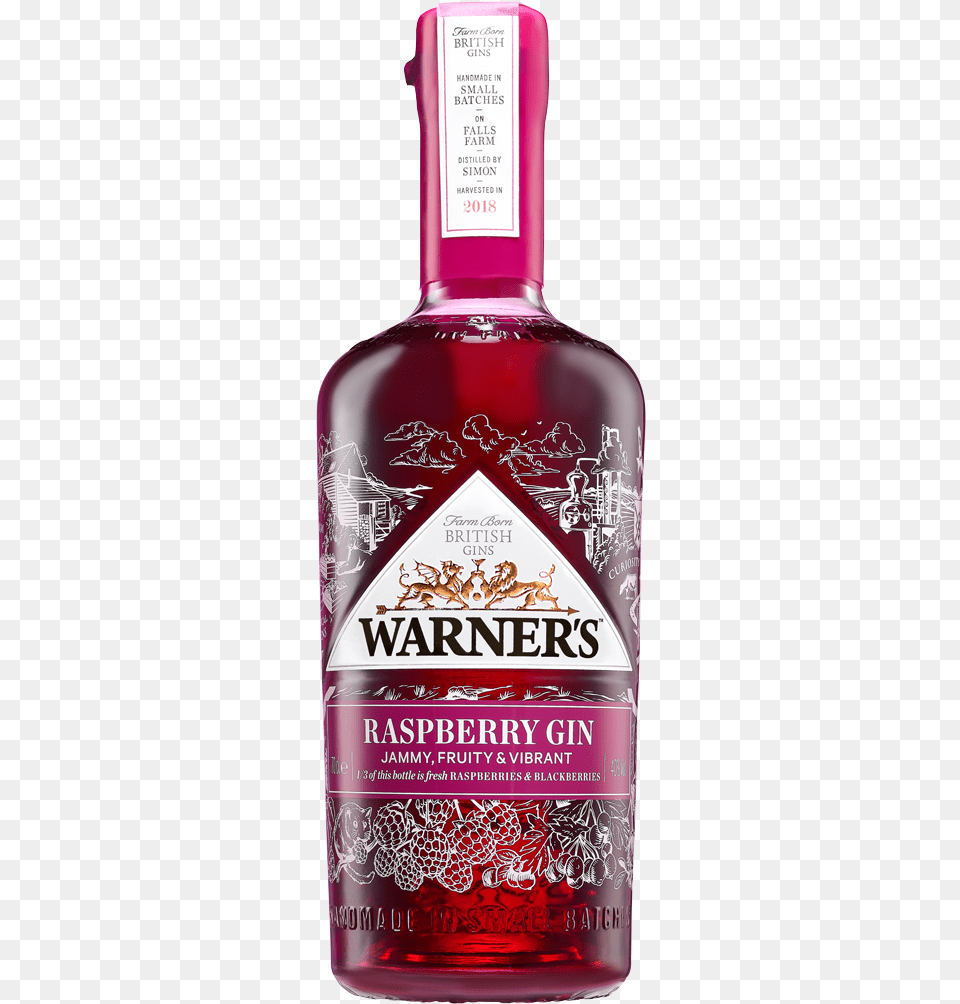 Raspberry And Blackberry Gin, Alcohol, Beverage, Liquor, Food Free Png