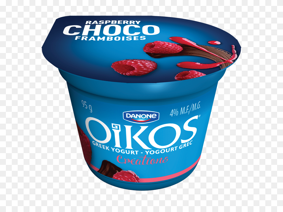 Raspberry Choco Greek Yogurt Creations Oikos Canada, Berry, Produce, Plant, Fruit Free Transparent Png