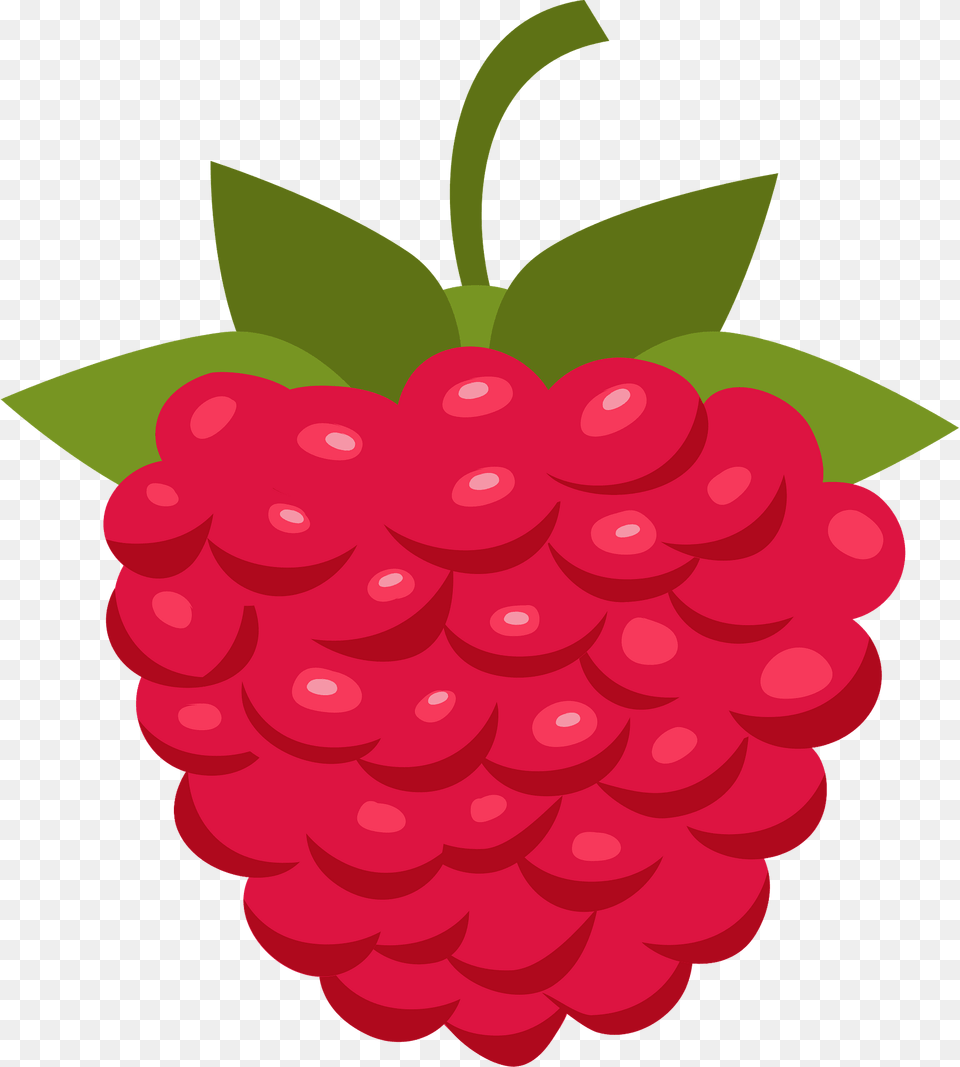 Raspberry Clipart, Berry, Food, Fruit, Plant Png