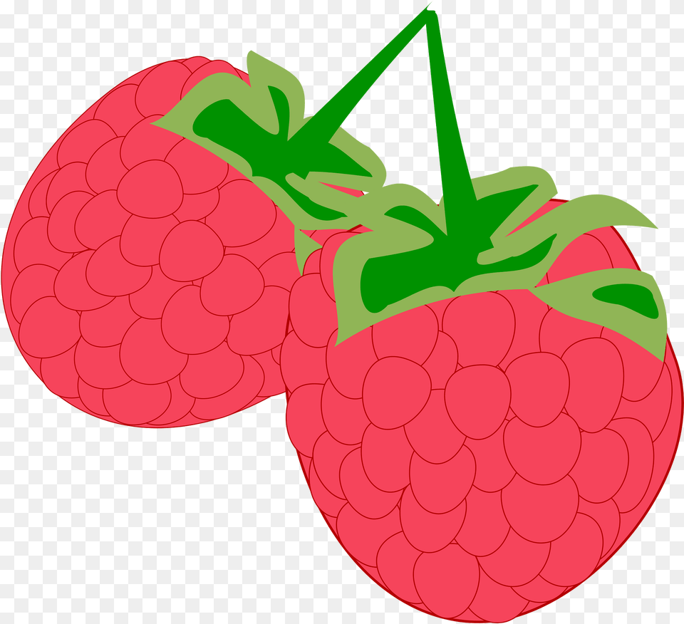 Raspberry Clipart, Berry, Food, Fruit, Plant Free Png Download