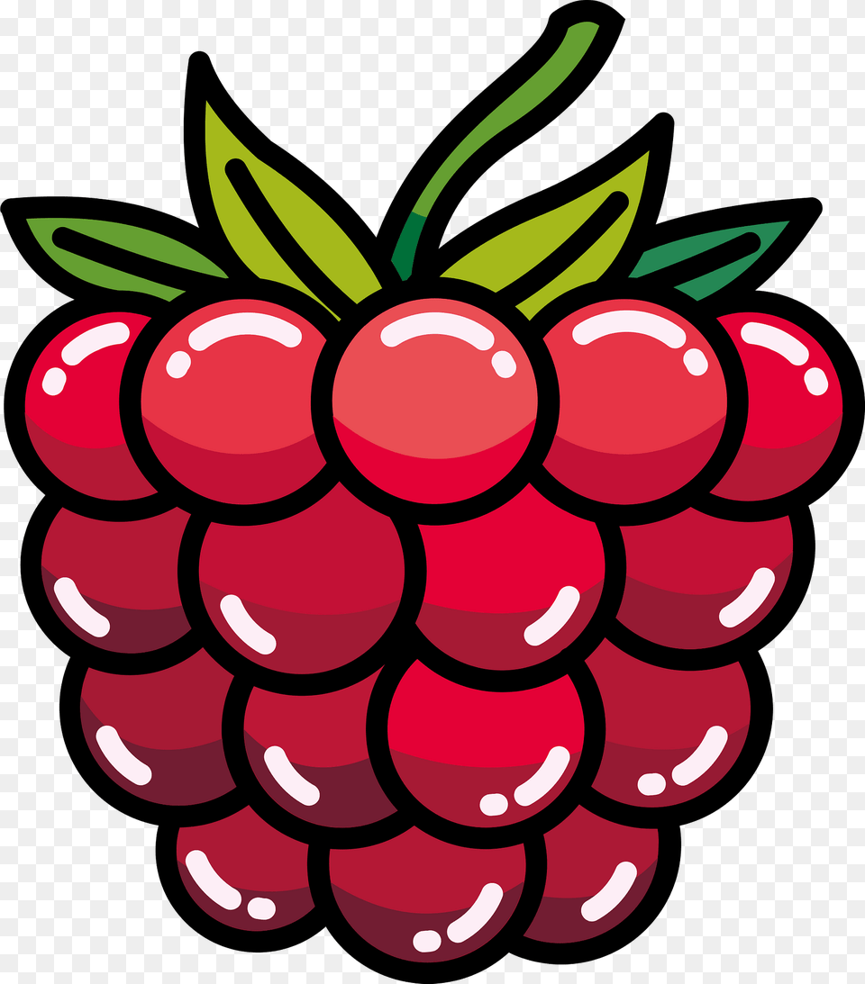Raspberry Clipart, Berry, Food, Fruit, Plant Png Image