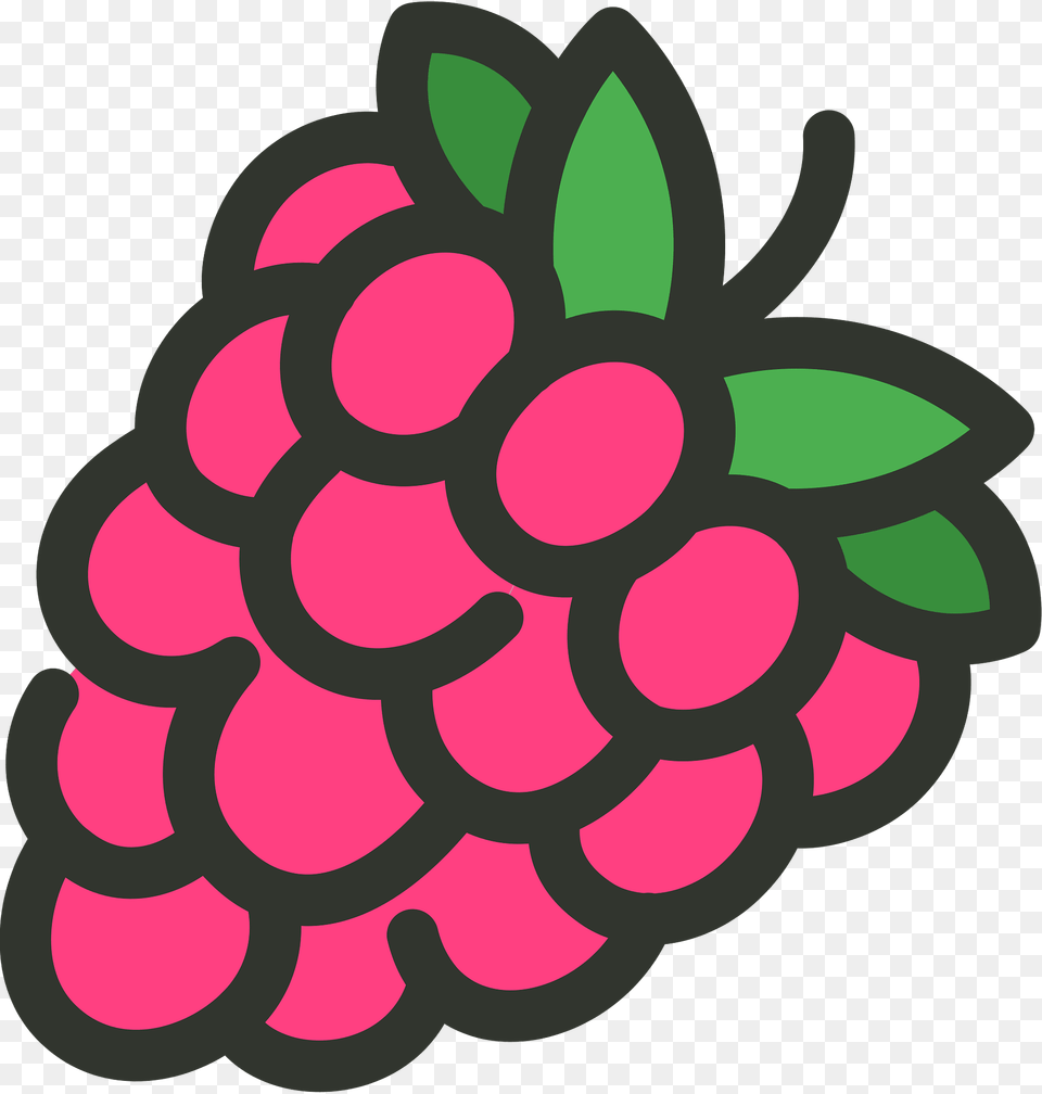Raspberry Clipart, Berry, Produce, Plant, Fruit Png
