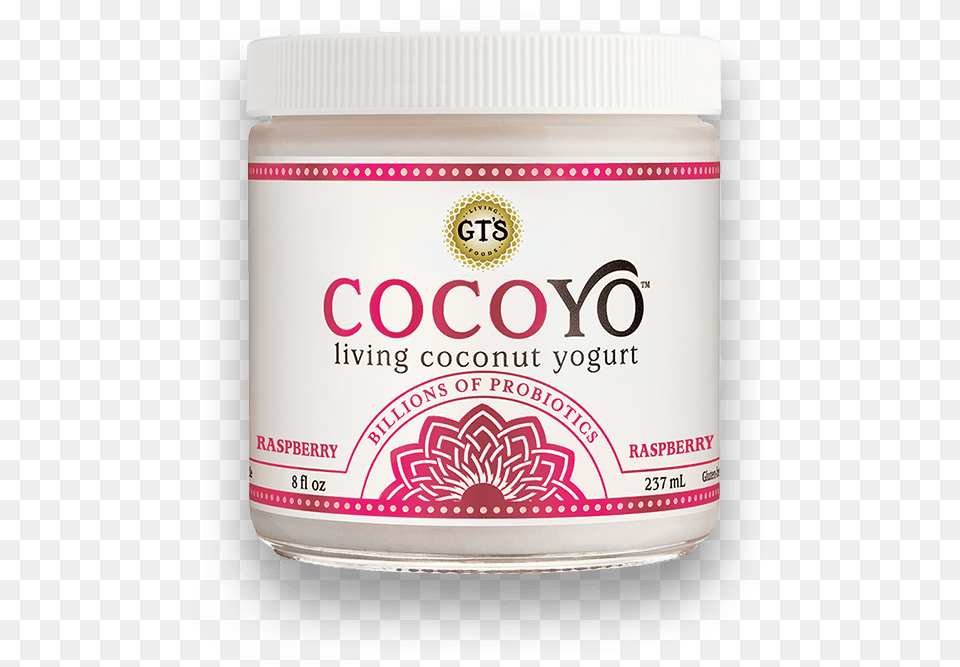 Raspberry Cocoyo Yogurt, Bottle, Lotion, Cosmetics, Jar Free Transparent Png
