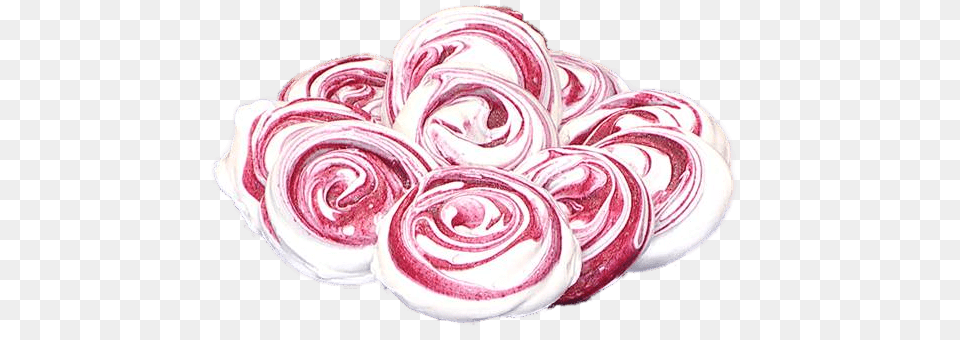 Raspberry Meringues, Cream, Dessert, Food, Icing Free Png