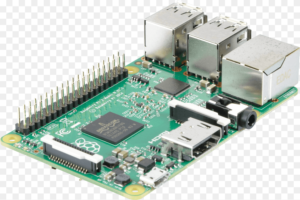 Raspberry Pi 3, Computer Hardware, Electronics, Hardware, Printed Circuit Board Free Png Download