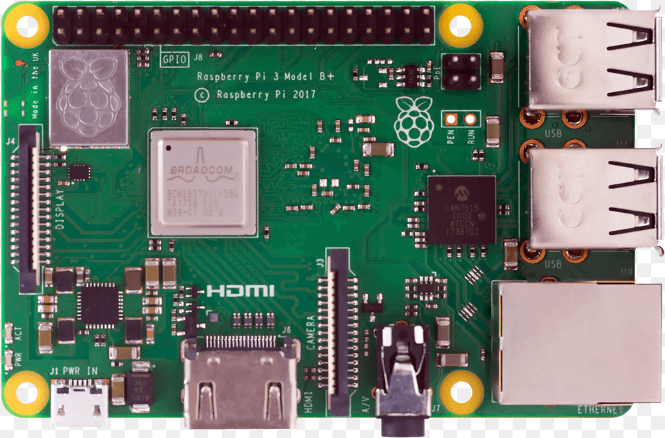 Raspberry Pi 3 B Raspberry Pi 3 Model B Plus, Electronics, Hardware, Computer Hardware, Printed Circuit Board Png