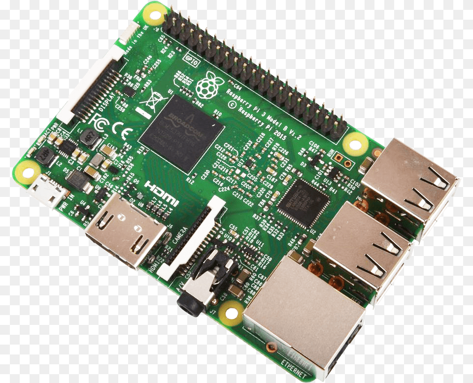 Raspberry Pi 3 Model B, Computer Hardware, Electronics, Hardware, Printed Circuit Board Free Png Download