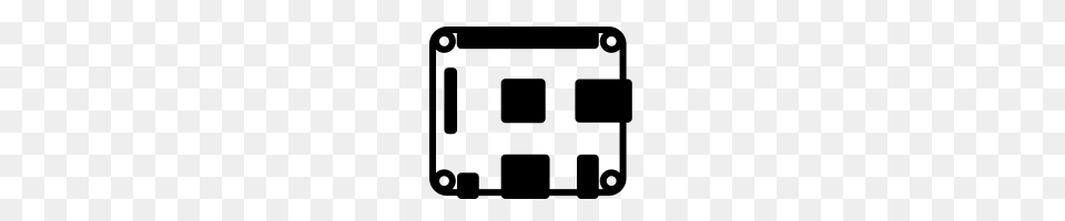 Raspberry Pi A Icons Noun Project, Gray Free Transparent Png