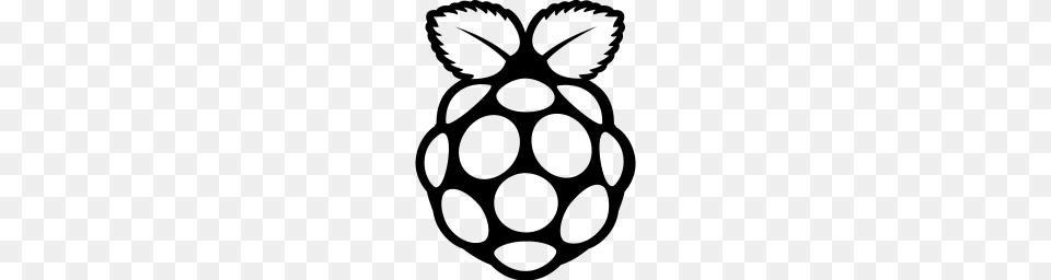 Raspberry Pi Icon Download, Gray Free Transparent Png