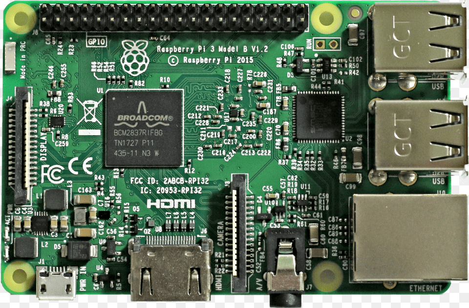 Raspberry Pi Model Labeled, Electronics, Hardware, Computer Hardware, Printed Circuit Board Free Transparent Png