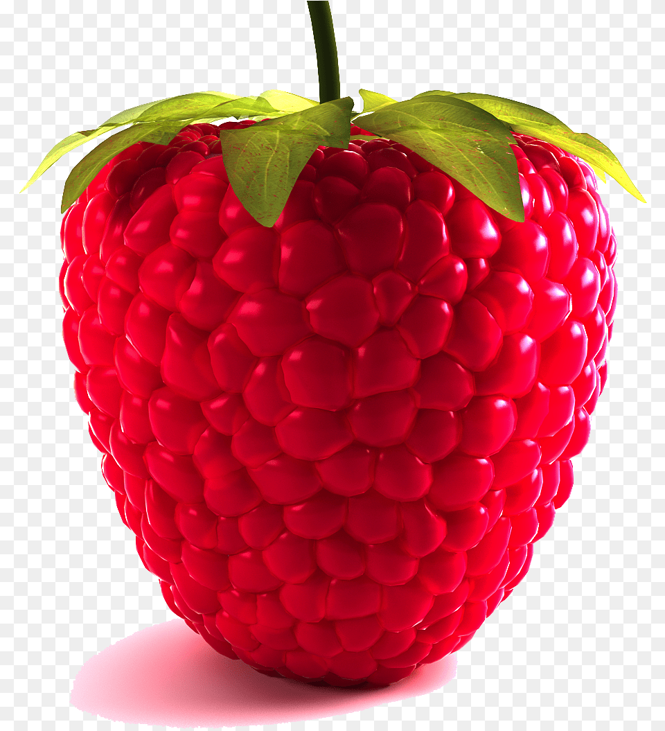 Raspberry Picture Cartoon Raspberry, Berry, Food, Fruit, Plant Png