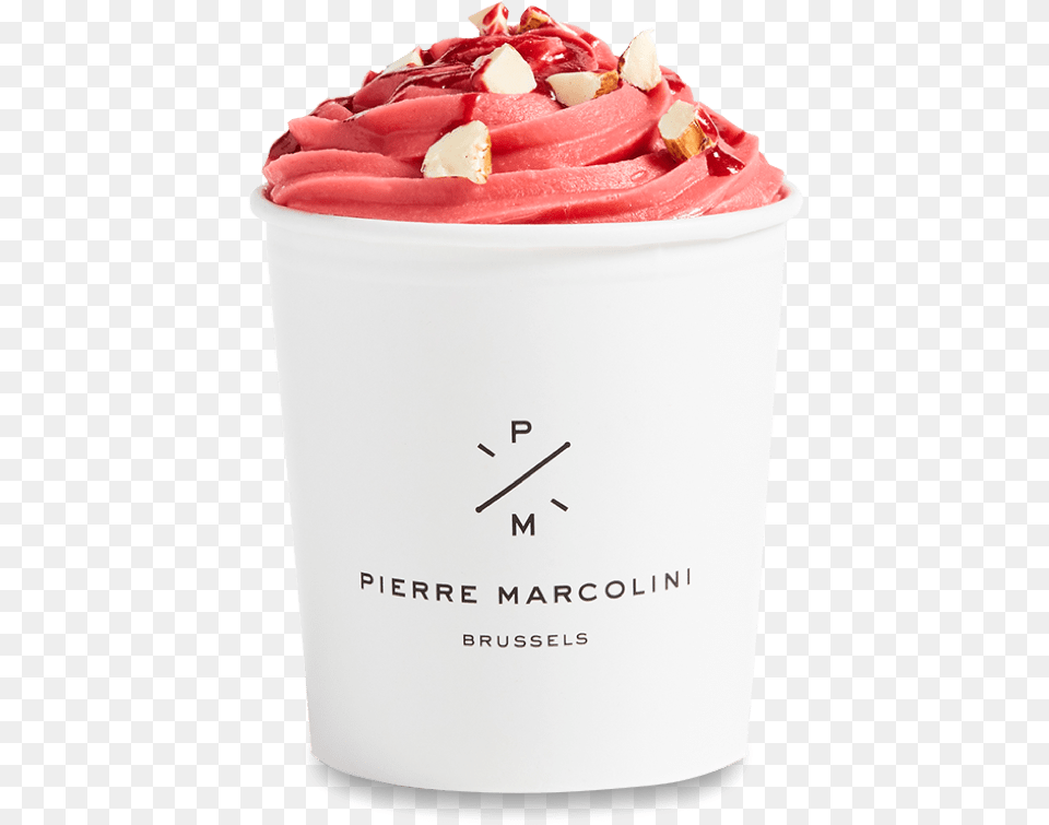 Raspberry Red Berry Frisson Gelato, Cream, Dessert, Food, Ice Cream Free Png