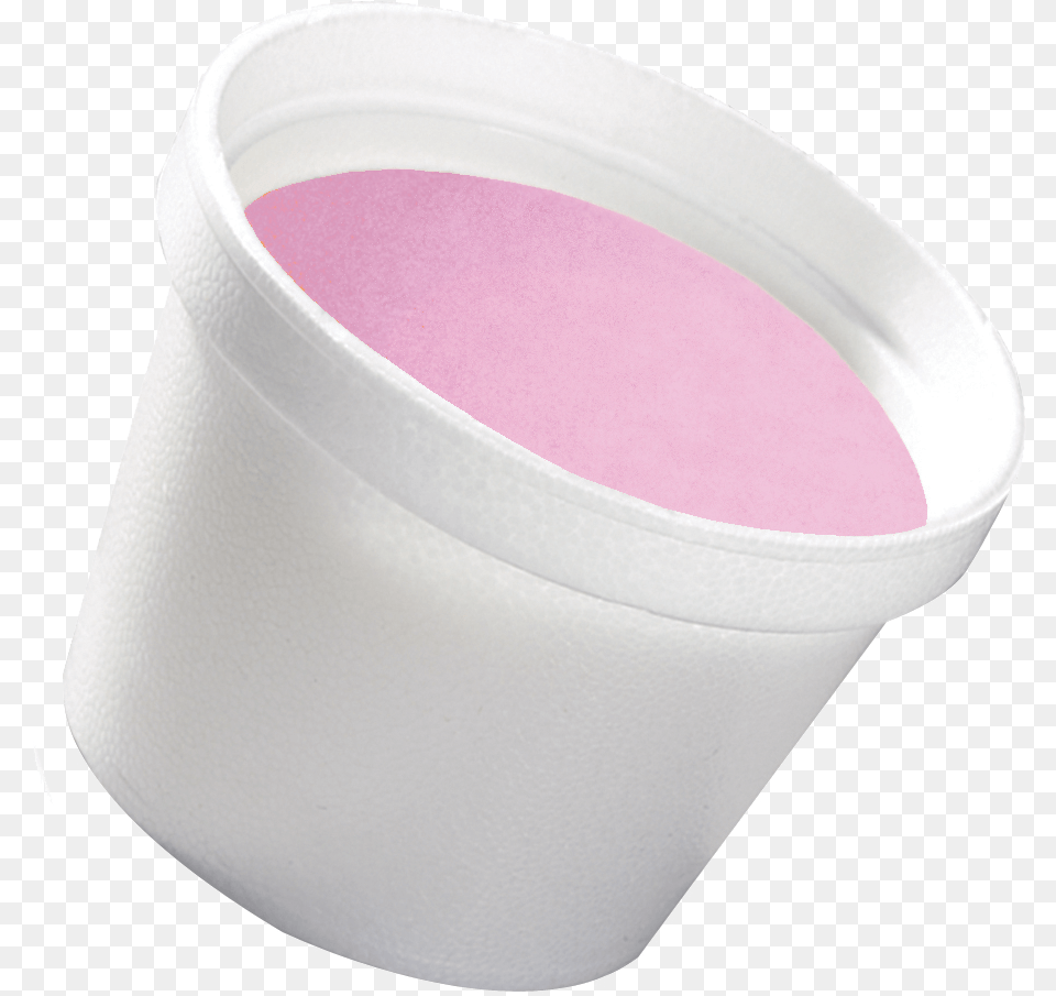 Raspberry Sherbet Foam Cup Lampshade, Dessert, Food, Yogurt Free Png