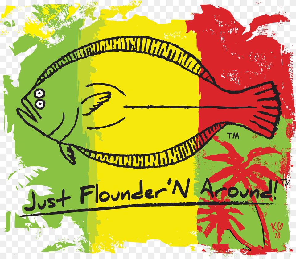 Rasta Flounder Short Sleeve T Shirt Illustration, Advertisement, Poster, Person, Face Png