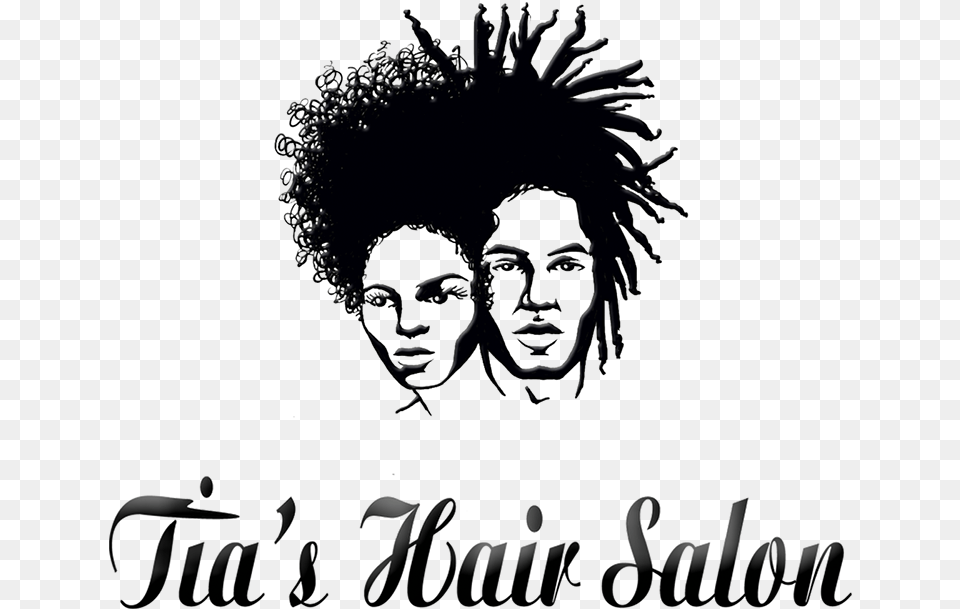 Rasta Hair Cartoon Black And White, Head, Portrait, Face, Photography Free Transparent Png