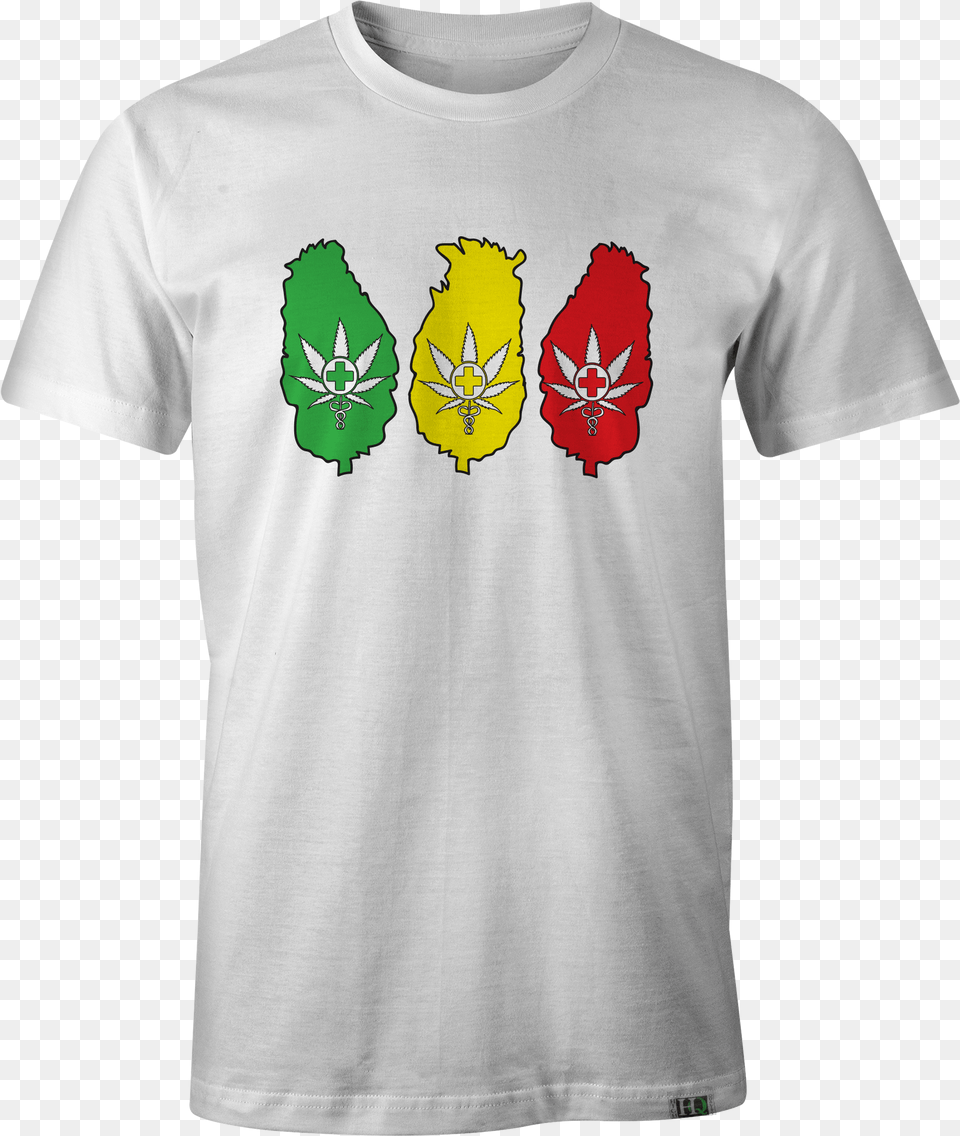 Rasta White Body Builder T Shirt Logos, Applique, Clothing, Pattern, T-shirt Png Image