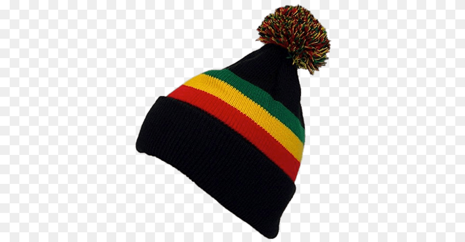 Rasta Winter Hat, Beanie, Cap, Clothing Png Image