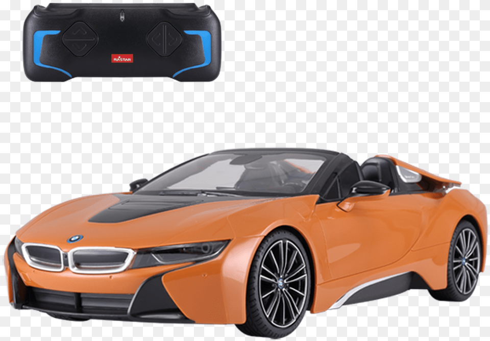 Rastar Licensed 112 Radio Control Car Bmw I8 Roadster Rc Bmw Car, Vehicle, Transportation, Alloy Wheel, Tire Free Transparent Png