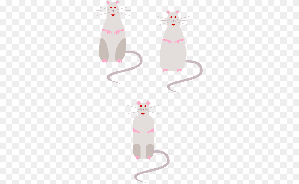 Rat Clip Art De Tre Sm Hvide Mus, Animal, Mammal, Rodent Free Png Download