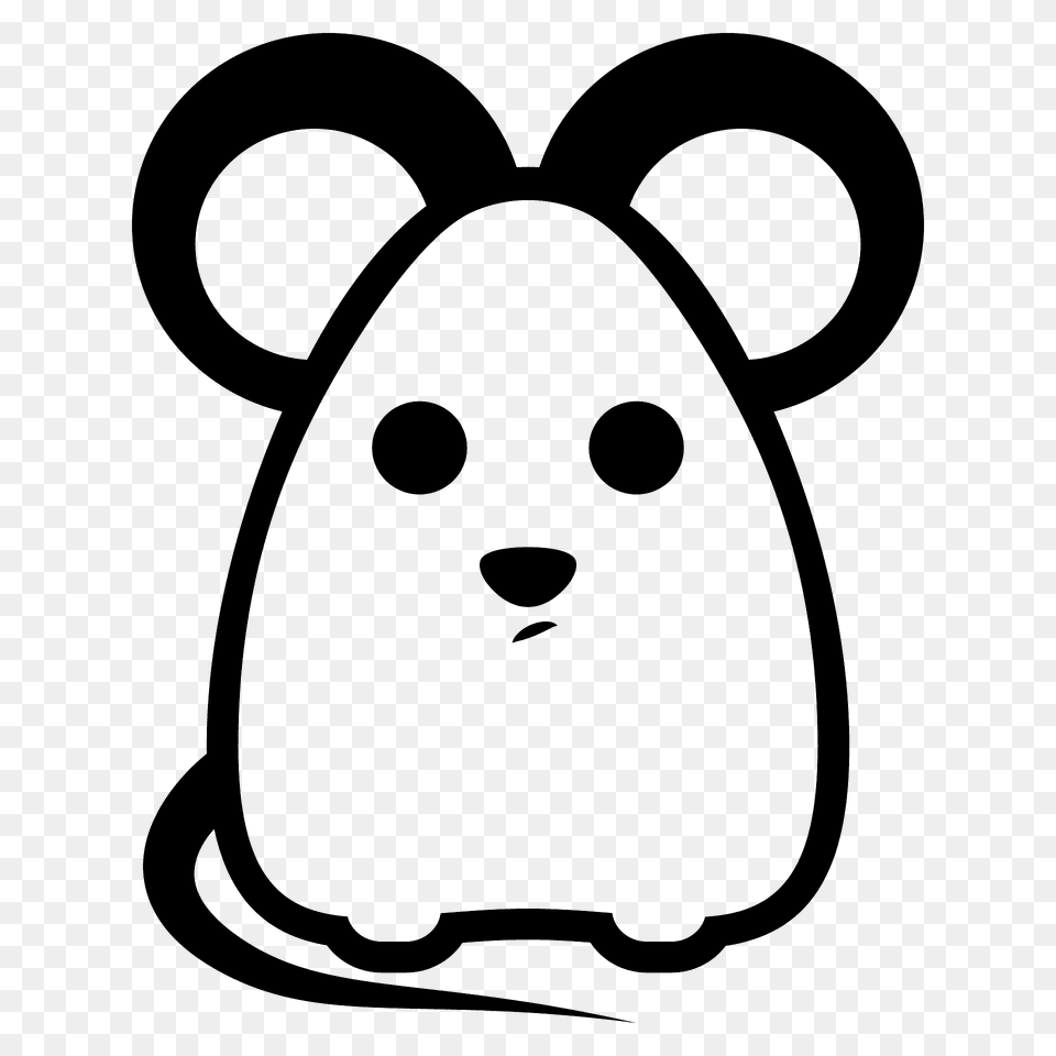 Rat Emoji Clipart, Stencil, Bag Free Png Download