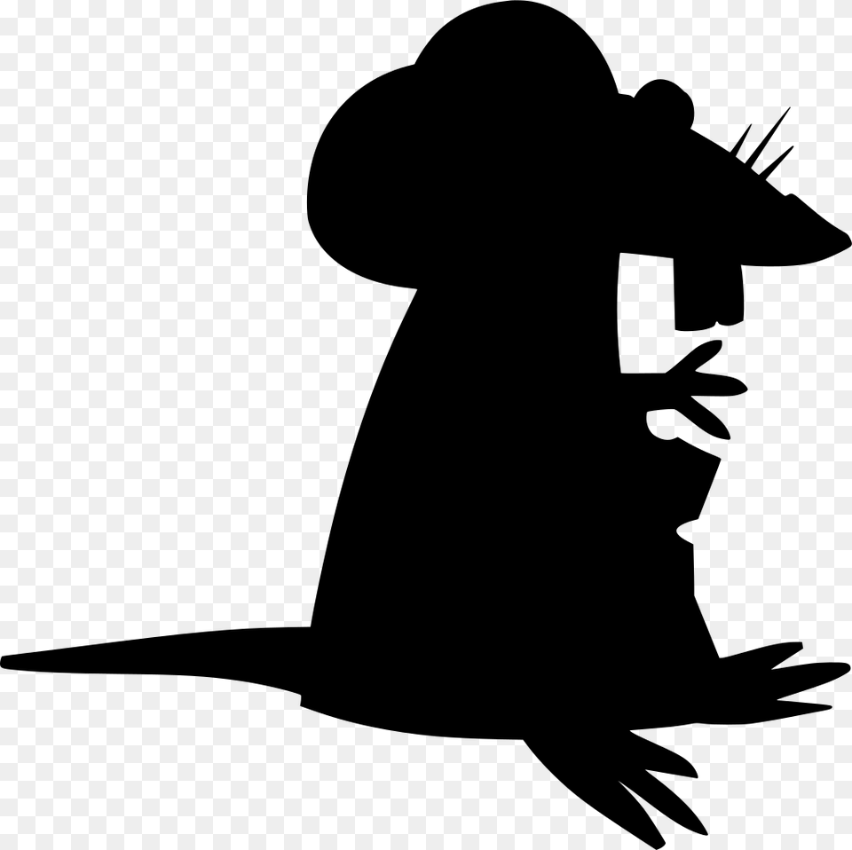 Rat Fact Cartoon Clipart Rata Con Queso, Gray Png