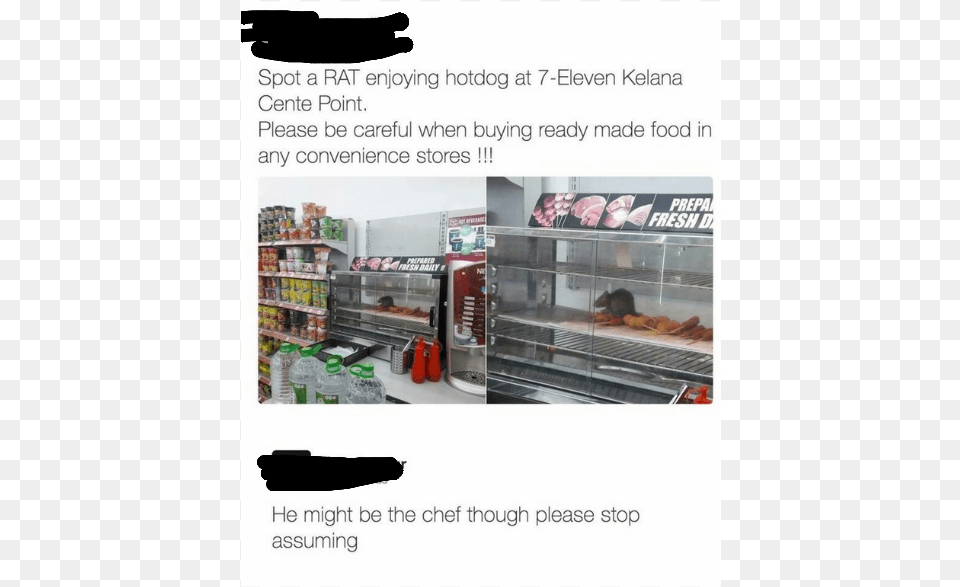 Rat In Hotdog, Shop, Indoors Png