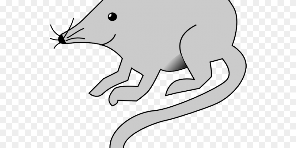 Rat Mouse Clipart White Cartoon Mouse Transparent Background, Animal, Mammal Png Image