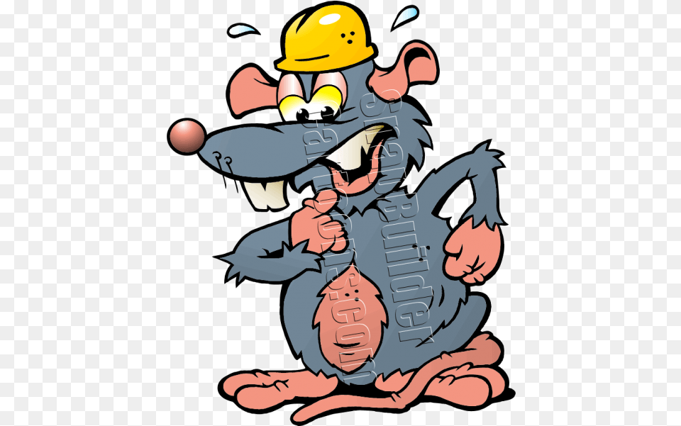 Rat Scared Wearing Helmet Rat Wearing Helmet, Publication, Book, Comics, Person Png Image