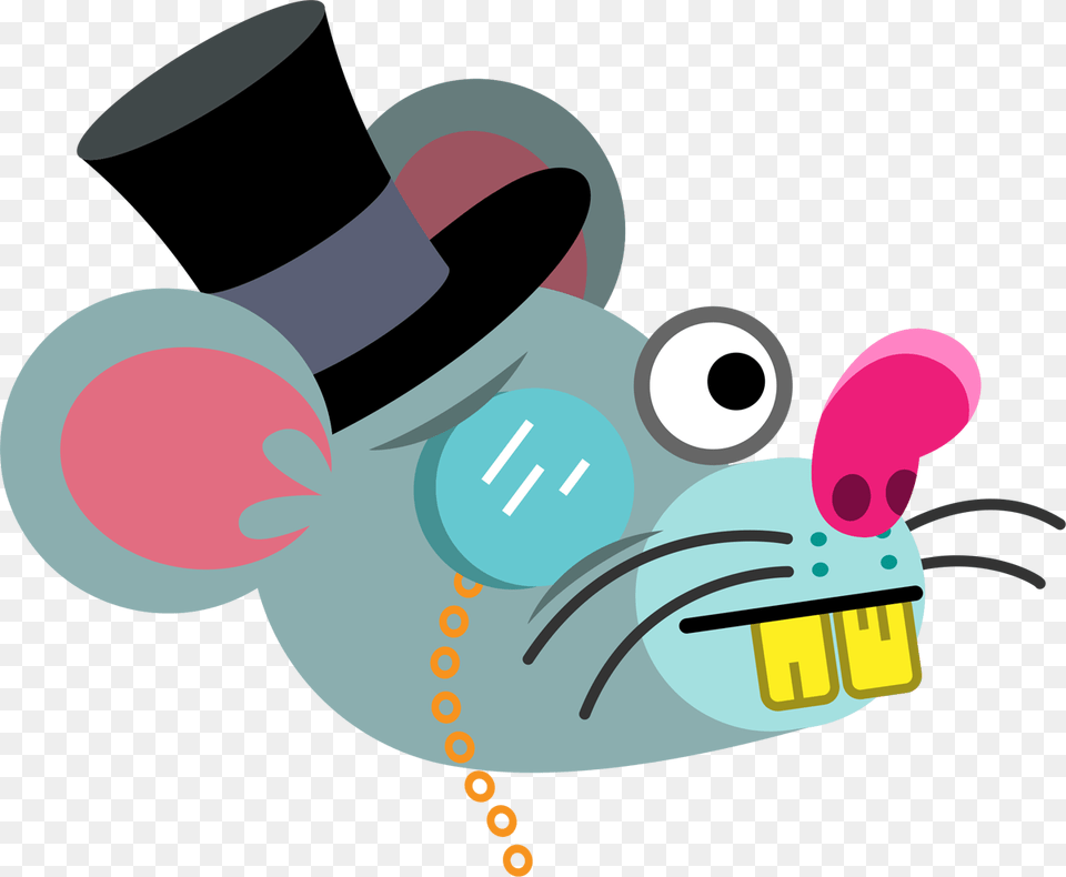 Rat With Top Hat And Monocle Rat Monocle, Art, Graphics Png