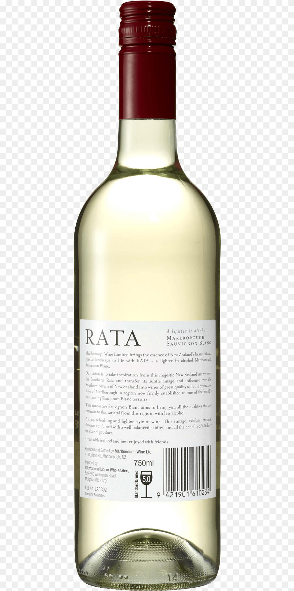 Rata Sauvignon Blanc Bottle Sauvignon Blanc, Alcohol, Beverage, Liquor, Wine Free Png