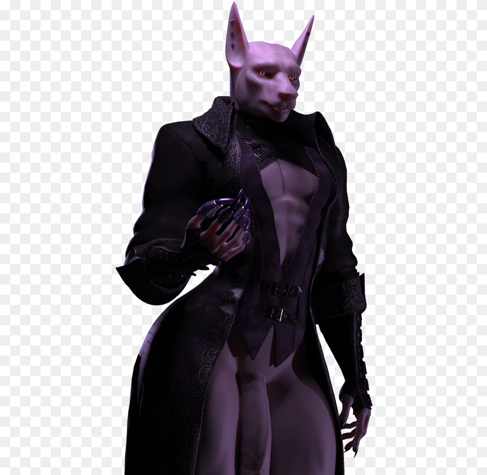 Rataraa The Albino Egyptian Gothic Gay Jackal Mask, Clothing, Coat, Body Part, Finger Free Png Download
