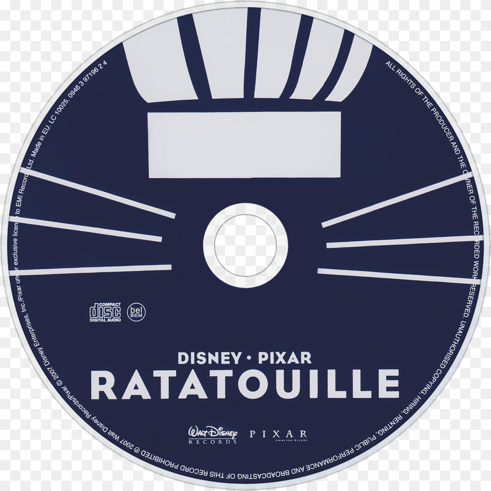 Ratatouille Cd Walt Disney Records Soundtrack, Disk, Dvd Png