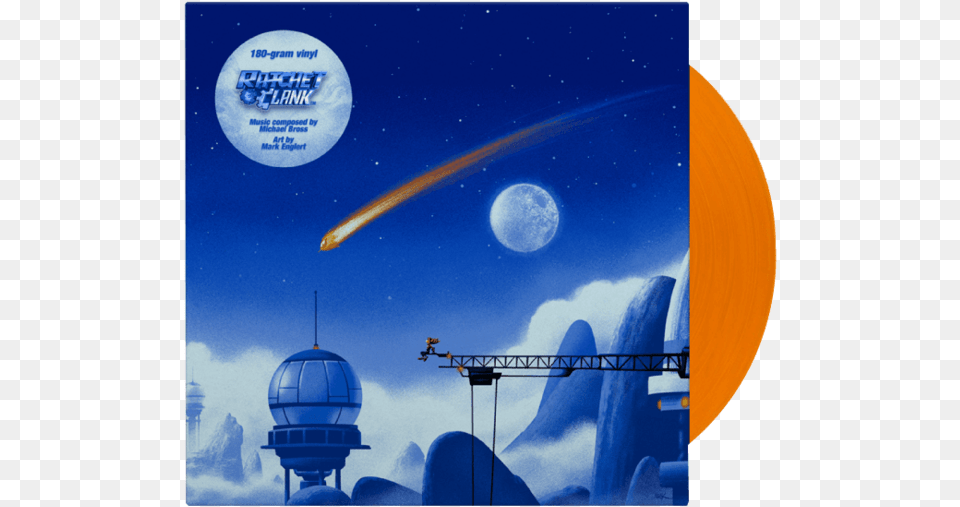 Ratchet Amp Clank Vinyl Soundtrack Ratchet And Clank Vinyl Soundtrack, Outdoors, Nature, Night, Astronomy Png Image