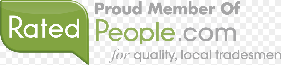 Rated People Logo Member Of Rated People, Green, Text Free Transparent Png