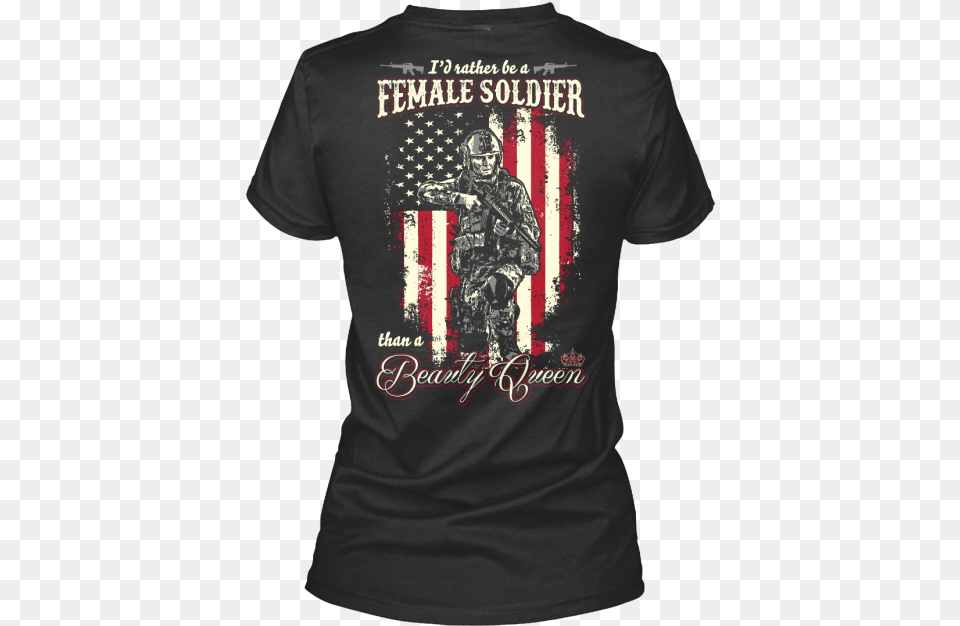 Rather Be A Female Soldier Than A Beauty Queenquot Ballet Dancer T Shirt, Clothing, T-shirt, Adult, Male Free Png Download